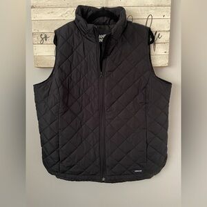 Black Quilted Vest